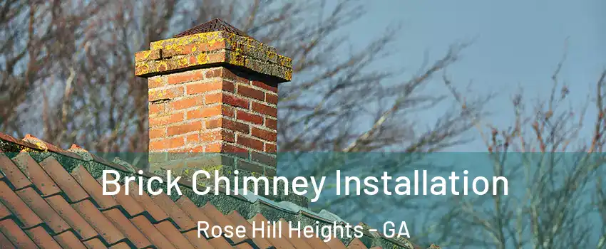 Brick Chimney Installation Rose Hill Heights - GA