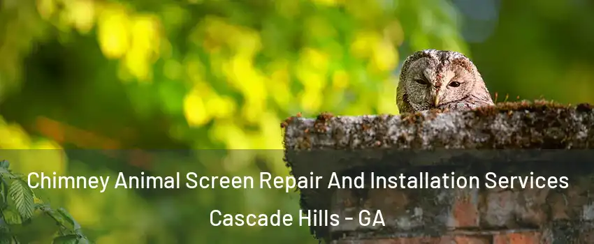 Chimney Animal Screen Repair And Installation Services Cascade Hills - GA