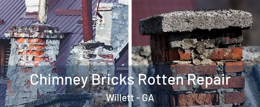 Chimney Bricks Rotten Repair Willett - GA