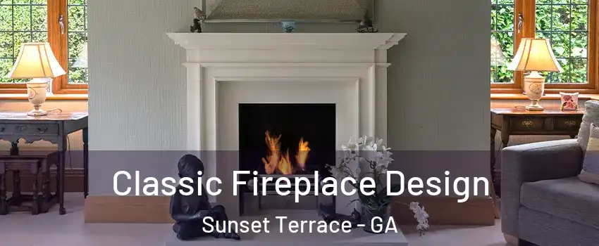 Classic Fireplace Design Sunset Terrace - GA