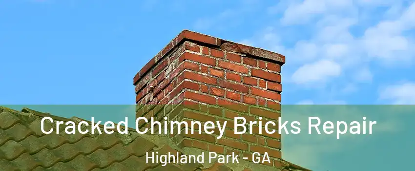 Cracked Chimney Bricks Repair Highland Park - GA