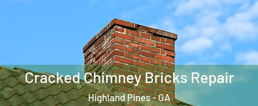 Cracked Chimney Bricks Repair Highland Pines - GA