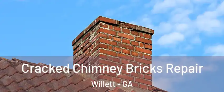 Cracked Chimney Bricks Repair Willett - GA