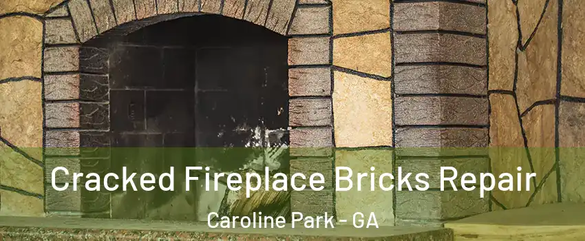 Cracked Fireplace Bricks Repair Caroline Park - GA