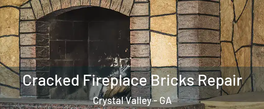 Cracked Fireplace Bricks Repair Crystal Valley - GA