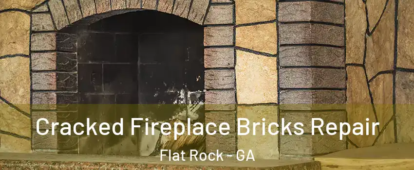 Cracked Fireplace Bricks Repair Flat Rock - GA