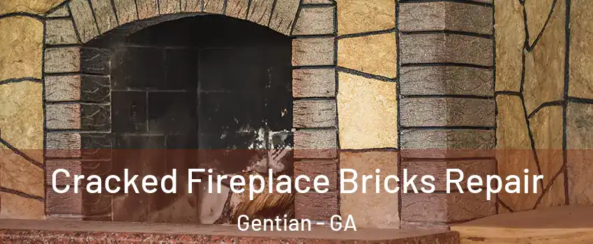 Cracked Fireplace Bricks Repair Gentian - GA