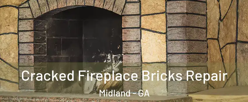 Cracked Fireplace Bricks Repair Midland - GA