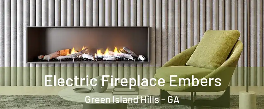 Electric Fireplace Embers Green Island Hills - GA