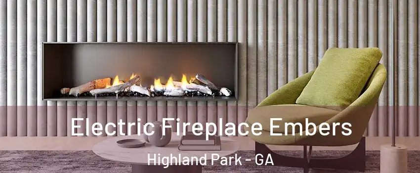 Electric Fireplace Embers Highland Park - GA