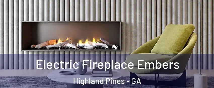 Electric Fireplace Embers Highland Pines - GA
