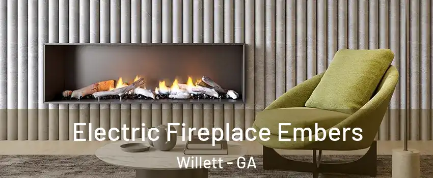 Electric Fireplace Embers Willett - GA