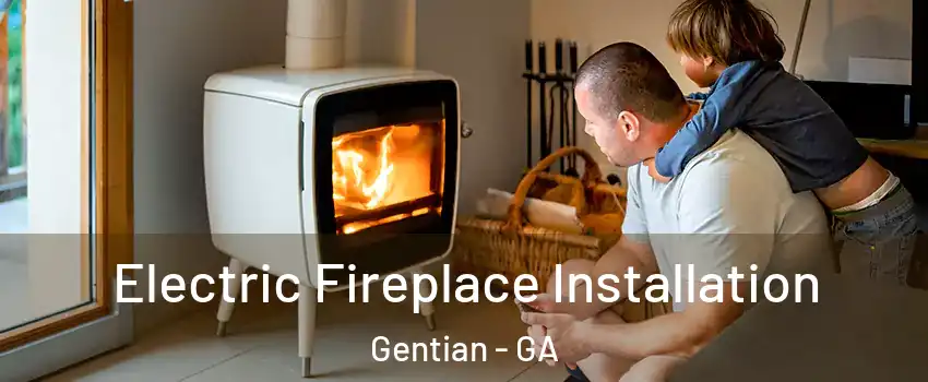 Electric Fireplace Installation Gentian - GA