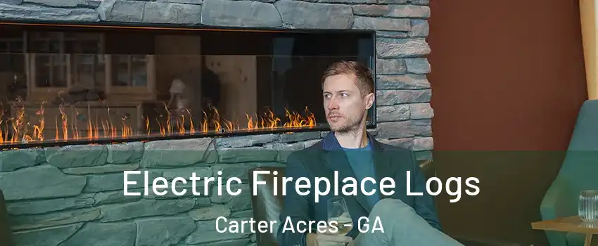 Electric Fireplace Logs Carter Acres - GA