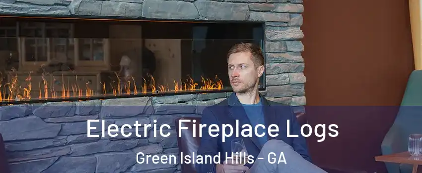 Electric Fireplace Logs Green Island Hills - GA