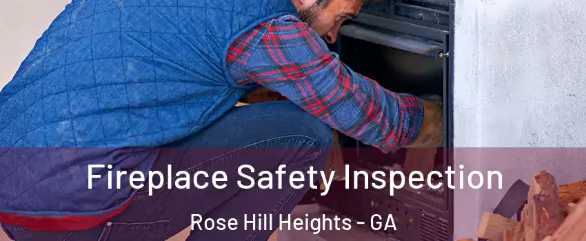Fireplace Safety Inspection Rose Hill Heights - GA