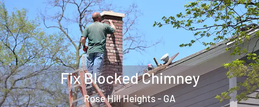 Fix Blocked Chimney Rose Hill Heights - GA