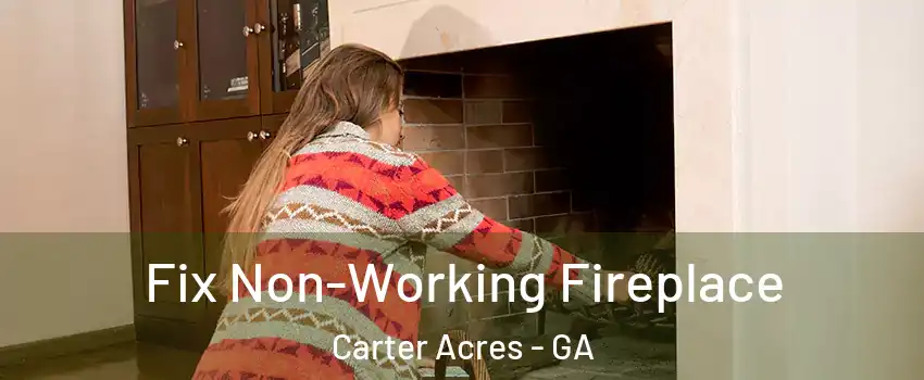 Fix Non-Working Fireplace Carter Acres - GA