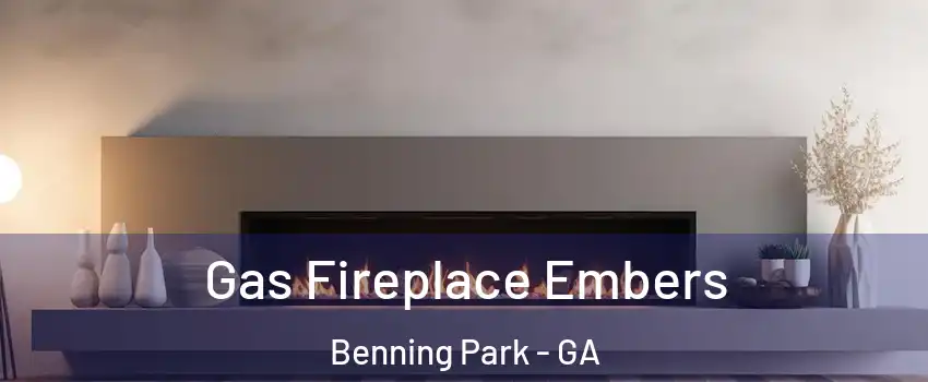 Gas Fireplace Embers Benning Park - GA