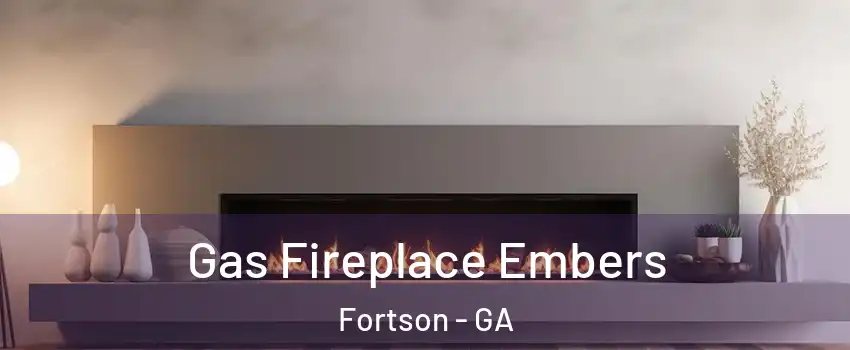 Gas Fireplace Embers Fortson - GA