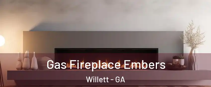 Gas Fireplace Embers Willett - GA
