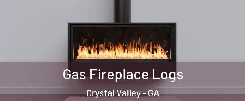 Gas Fireplace Logs Crystal Valley - GA