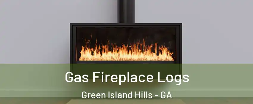 Gas Fireplace Logs Green Island Hills - GA