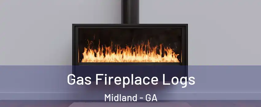 Gas Fireplace Logs Midland - GA