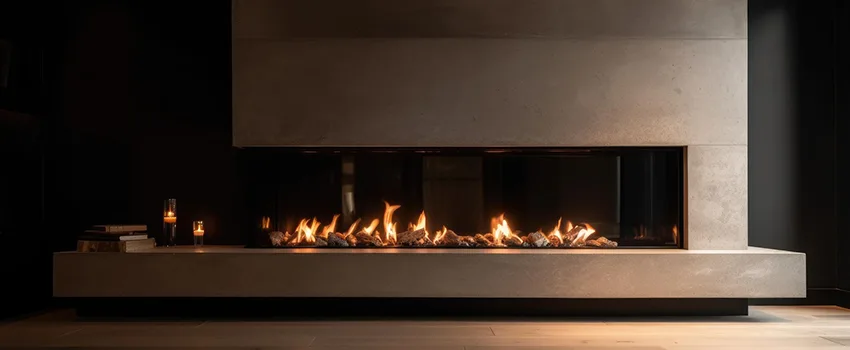 Gas Fireplace Ember Bed Design Services in Highland Park, Georgia