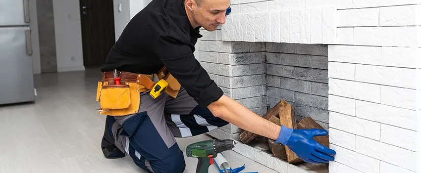 Fireplace Damaged Damper Frame Repair Services in Englewood, Georgia