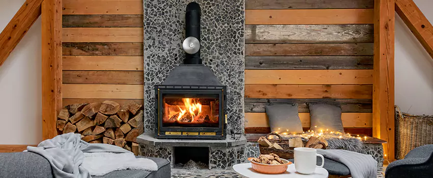 Thelin Hearth Products Direct Vent Gas Stove Fireplace Inspection in Allendale, Georgia
