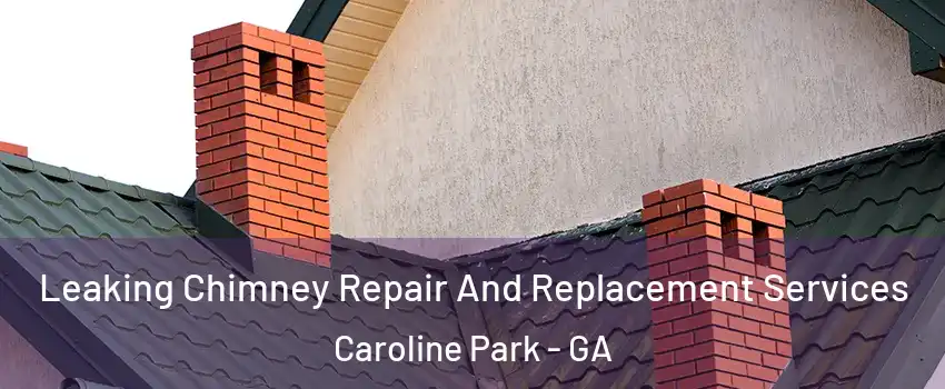 Leaking Chimney Repair And Replacement Services Caroline Park - GA