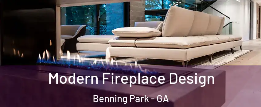 Modern Fireplace Design Benning Park - GA