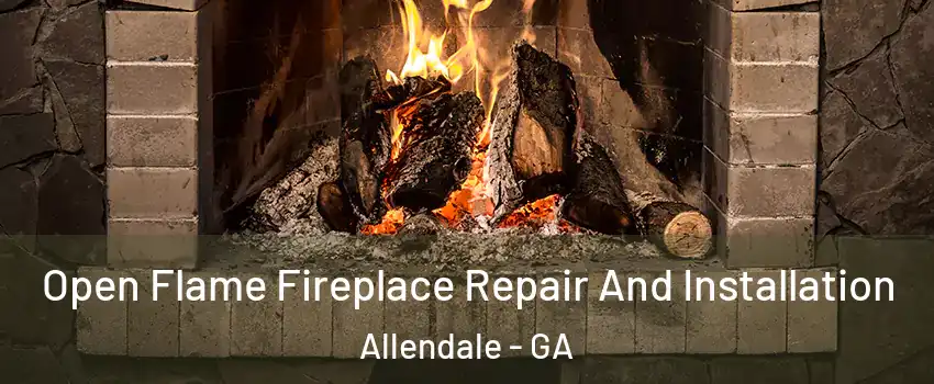 Open Flame Fireplace Repair And Installation Allendale - GA