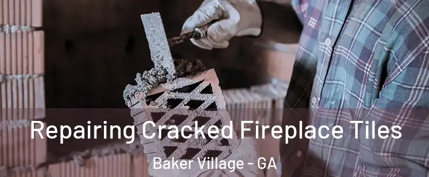 Repairing Cracked Fireplace Tiles Baker Village - GA