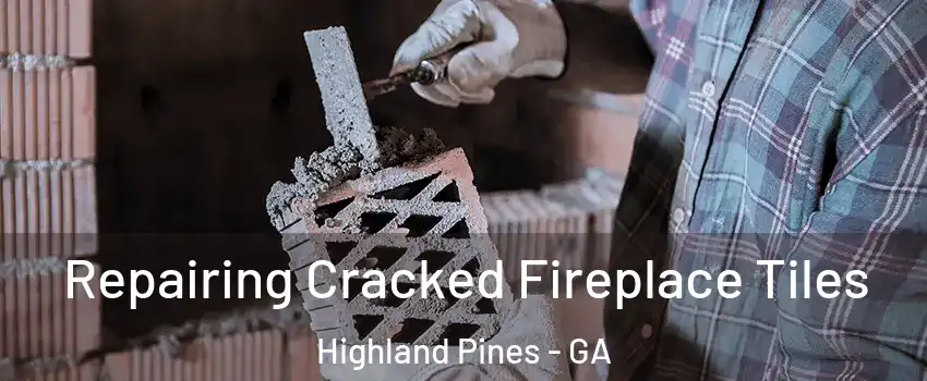 Repairing Cracked Fireplace Tiles Highland Pines - GA