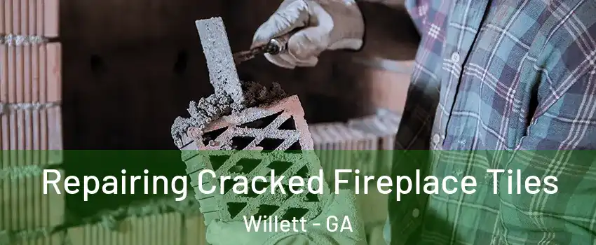 Repairing Cracked Fireplace Tiles Willett - GA