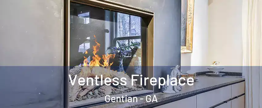 Ventless Fireplace Gentian - GA