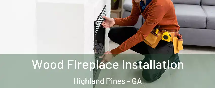 Wood Fireplace Installation Highland Pines - GA