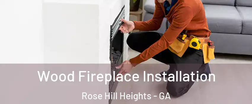 Wood Fireplace Installation Rose Hill Heights - GA